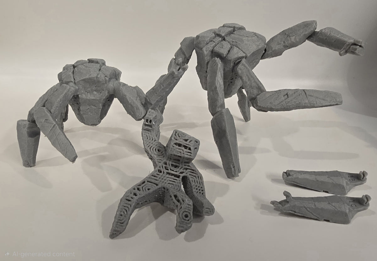 Forge Collection - 3D Printed Alien Space Buddy (3 Pack)