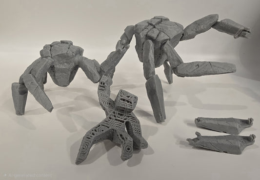Forge Collection - 3D Printed Alien Space Buddy (3 Pack)