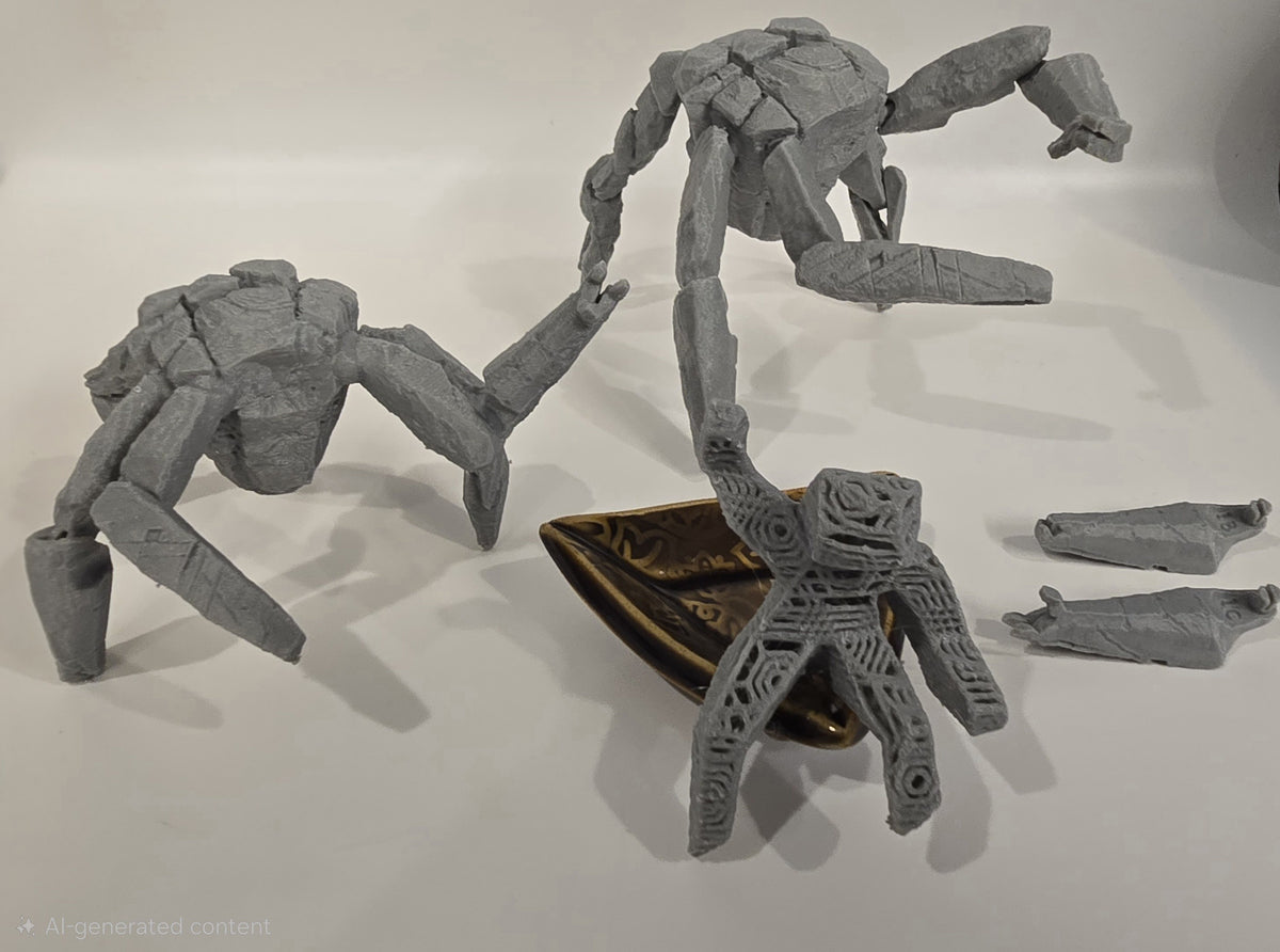 Forge Collection - 3D Printed Alien Space Buddy (3 Pack)