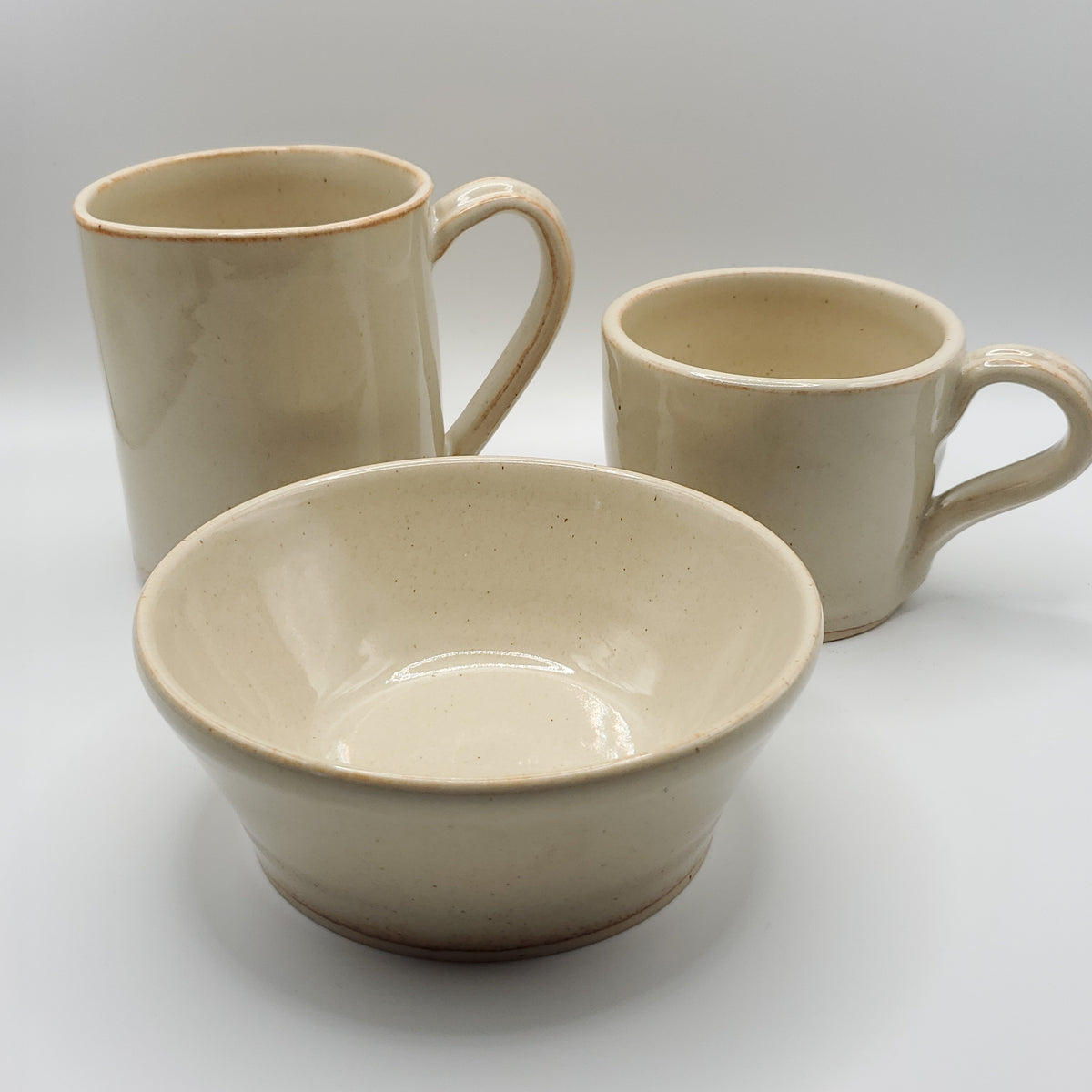Earth & Fire Collection - Bowl & Mugs Set