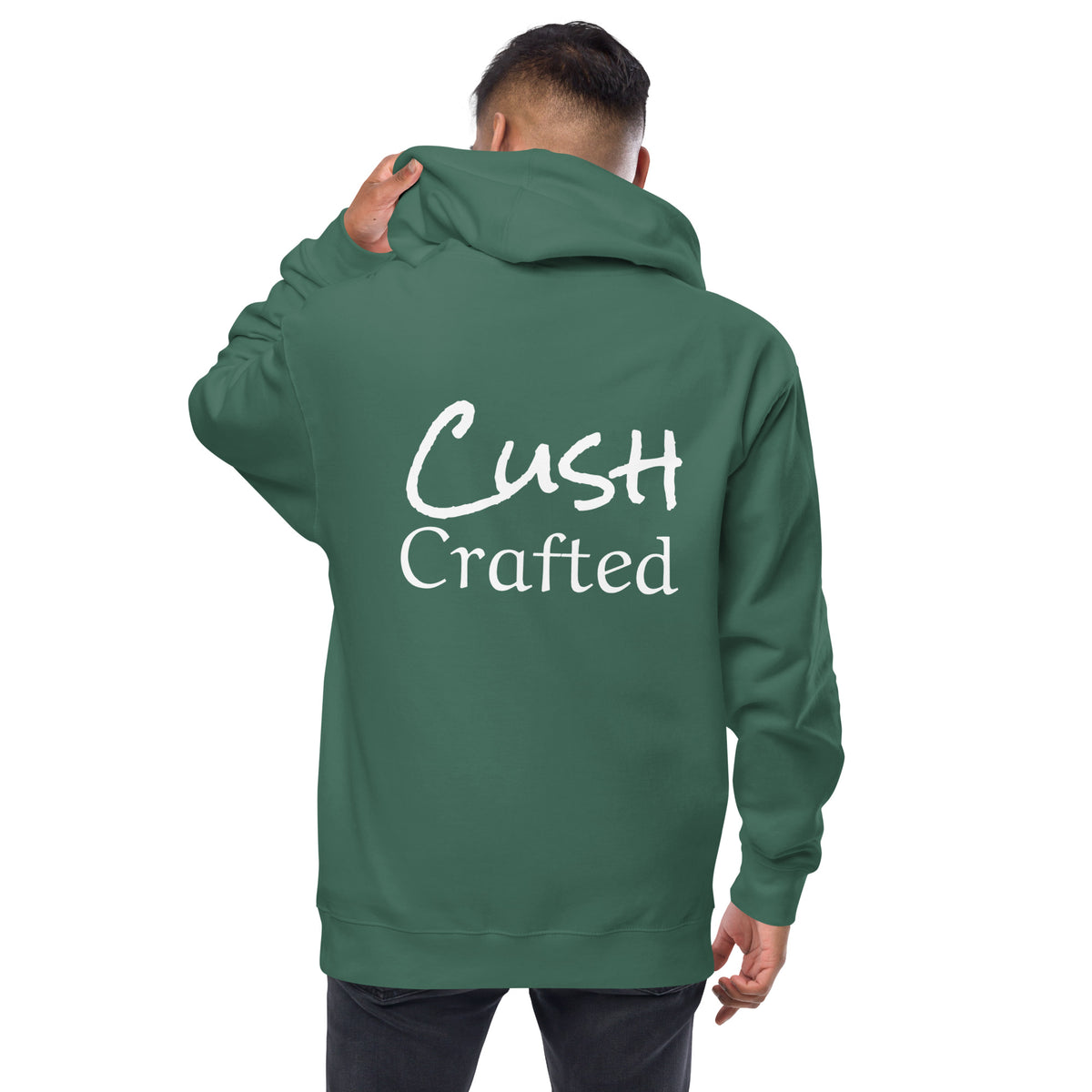 Cush Crafted Unisex Fleece Zip Up Hoodie