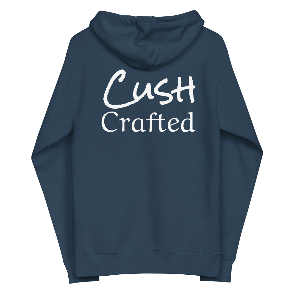 Cush Crafted Unisex Fleece Zip Up Hoodie