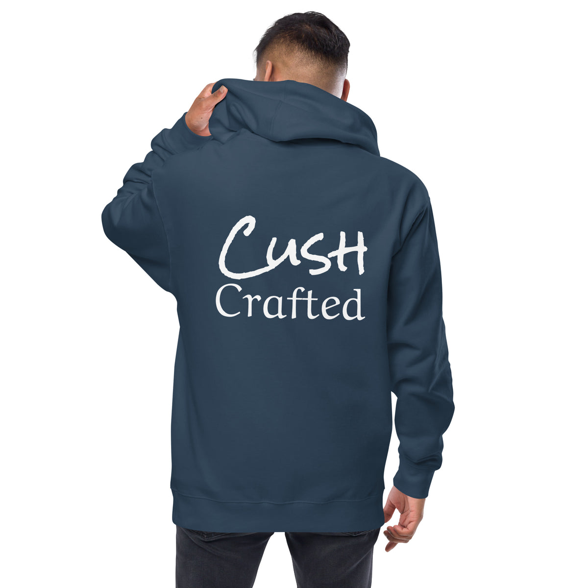 Cush Crafted Unisex Fleece Zip Up Hoodie
